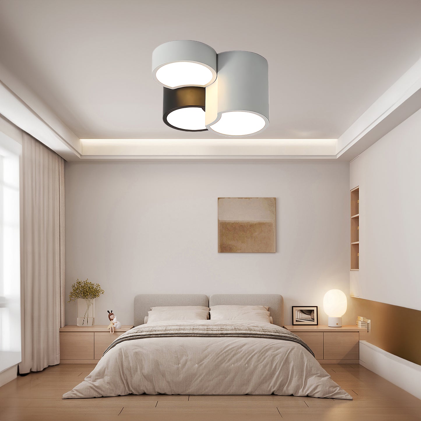 Geometric Collection Contemporary Metal Ceiling Light