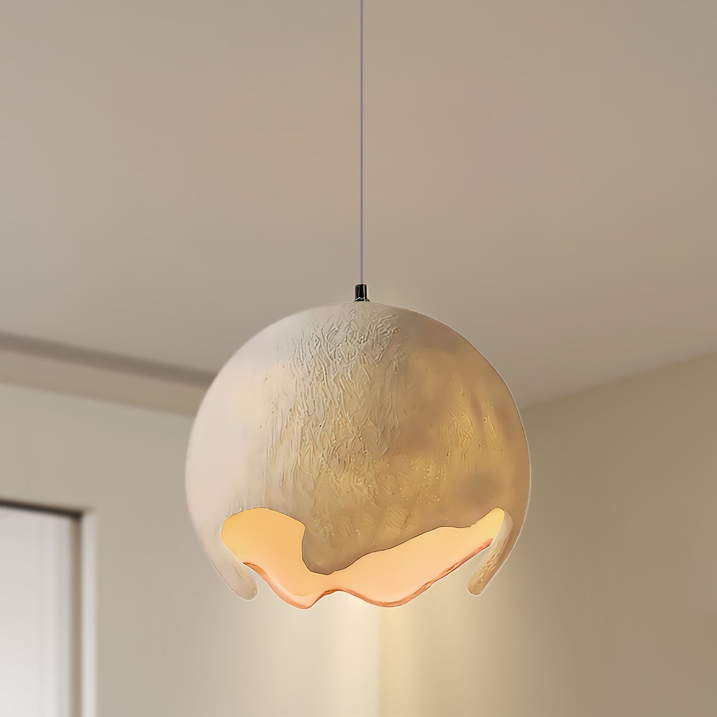 Geometric Resin Modern Metal Pendant Light