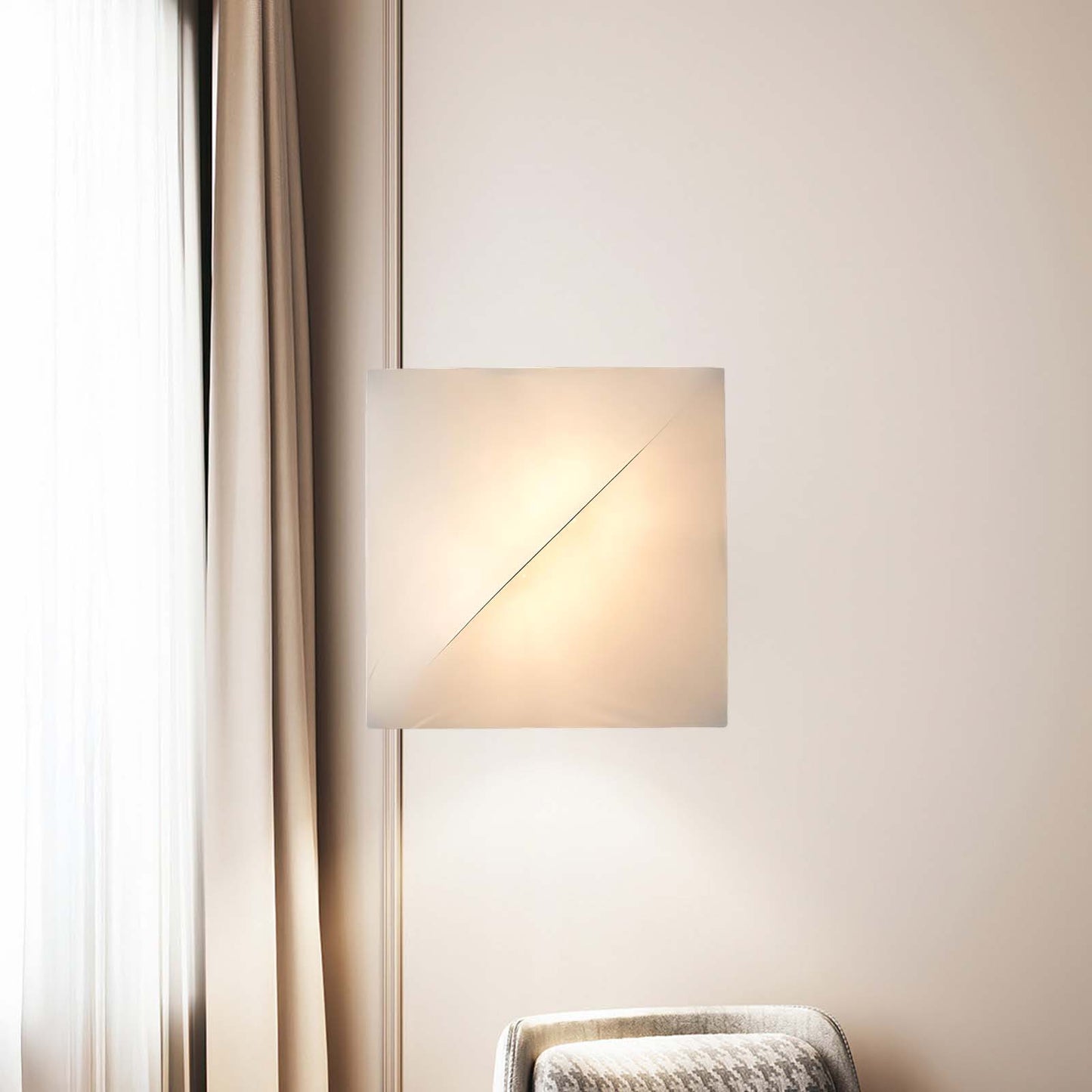 Geometric Series Minimalist Metal Wall Sconce