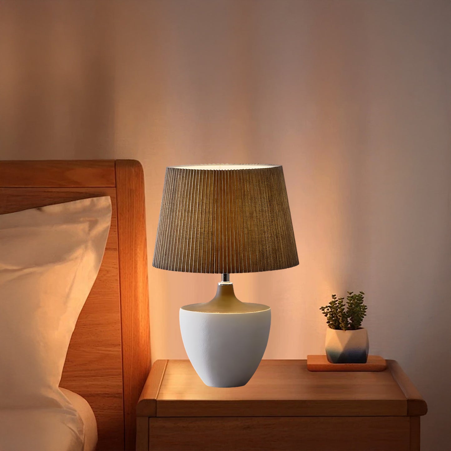 Ghassan Eclectic Metal Table Lamp