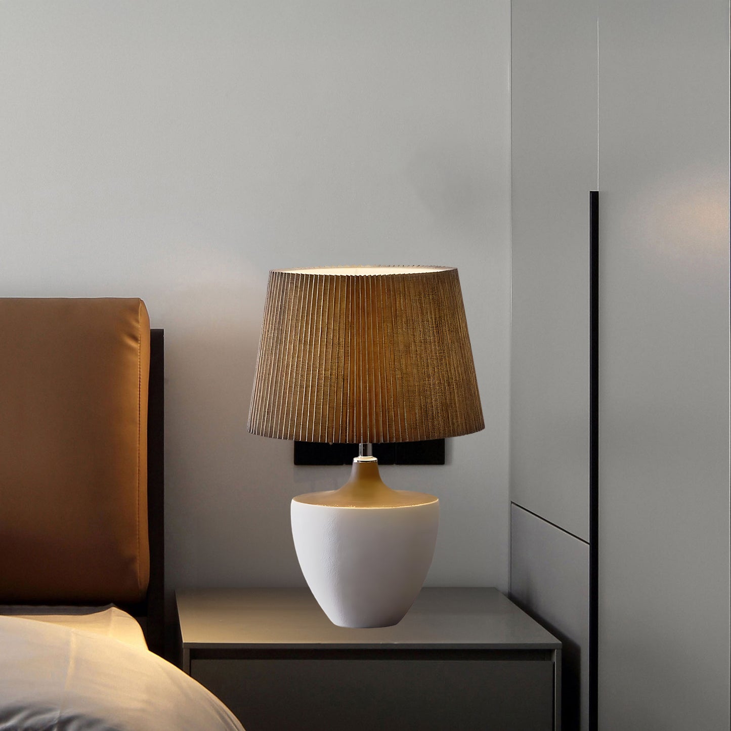 Ghassan Eclectic Metal Table Lamp