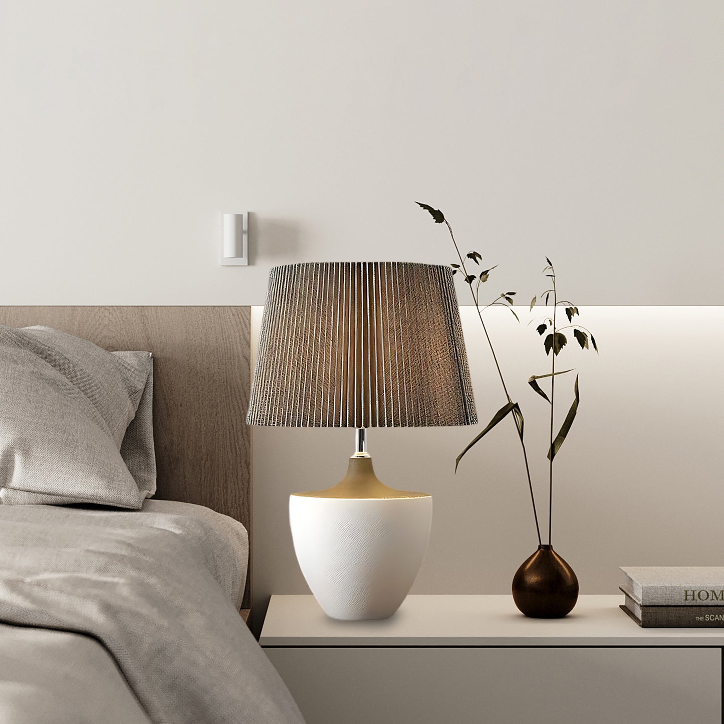 Ghassan Eclectic Metal Table Lamp