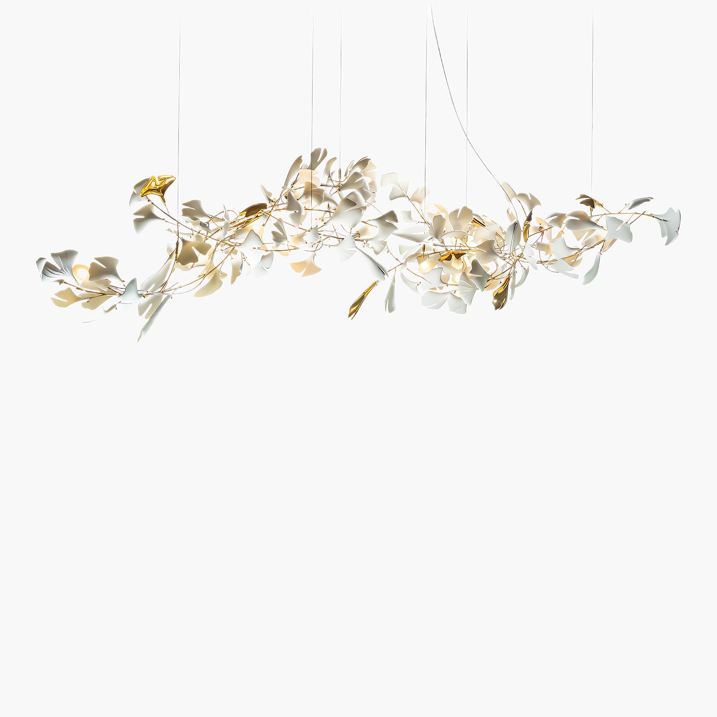 Gingko Eclectic Metal Chandelier A