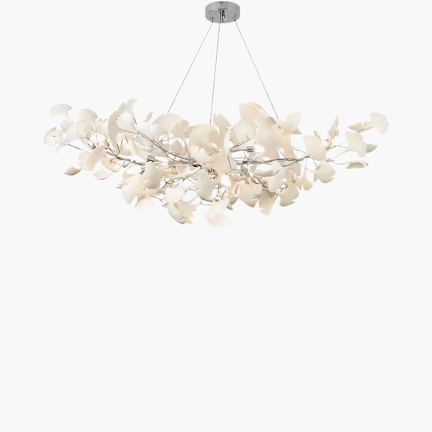 Gingko Eclectic Metal Chandelier B