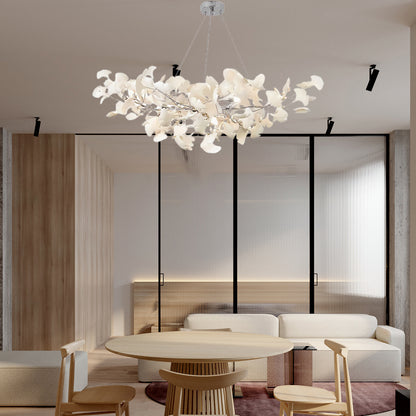 Gingko Eclectic Metal Chandelier B