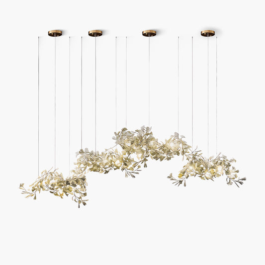 Gingko Eclectic Metal Chandelier C