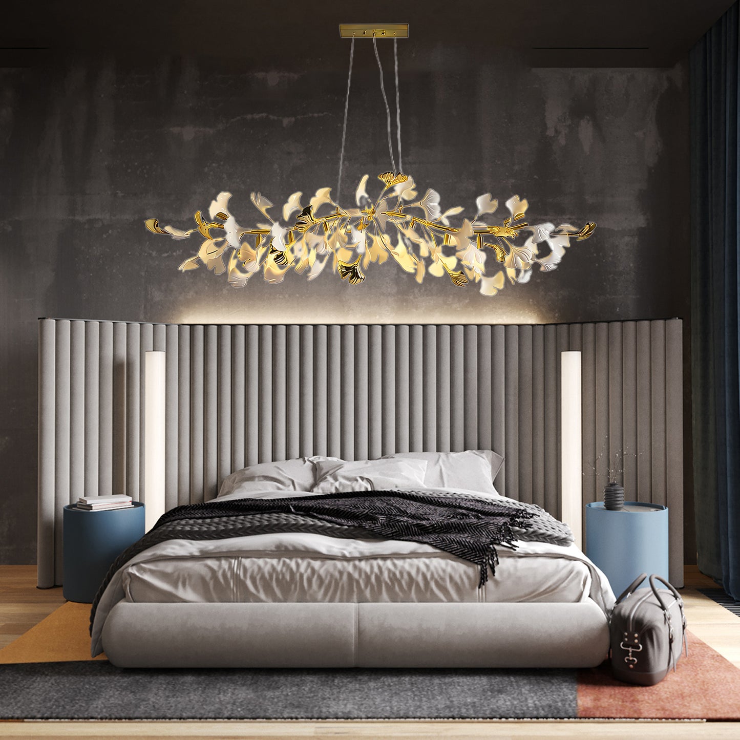 Gingko Modern Metal Chandelier D