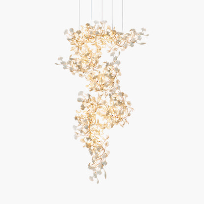 Gingko Eclectic Metal Chandelier F