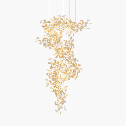 Gingko Eclectic Metal Chandelier F