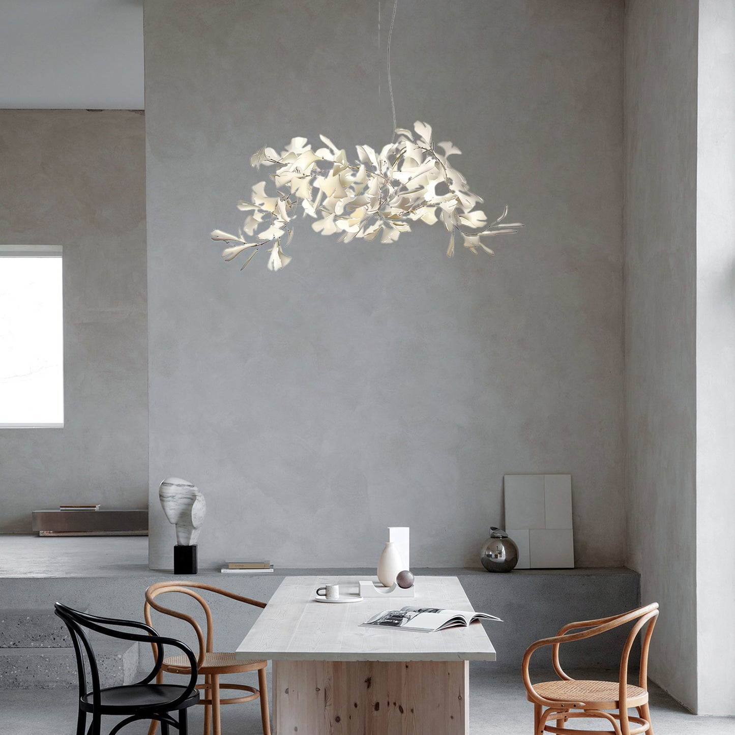 Gingko Eclectic Metal Chandelier G