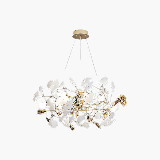 Gingko Modern Metal Chandelier H