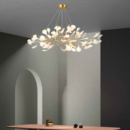 Gingko Luxury Metal Chandelier I