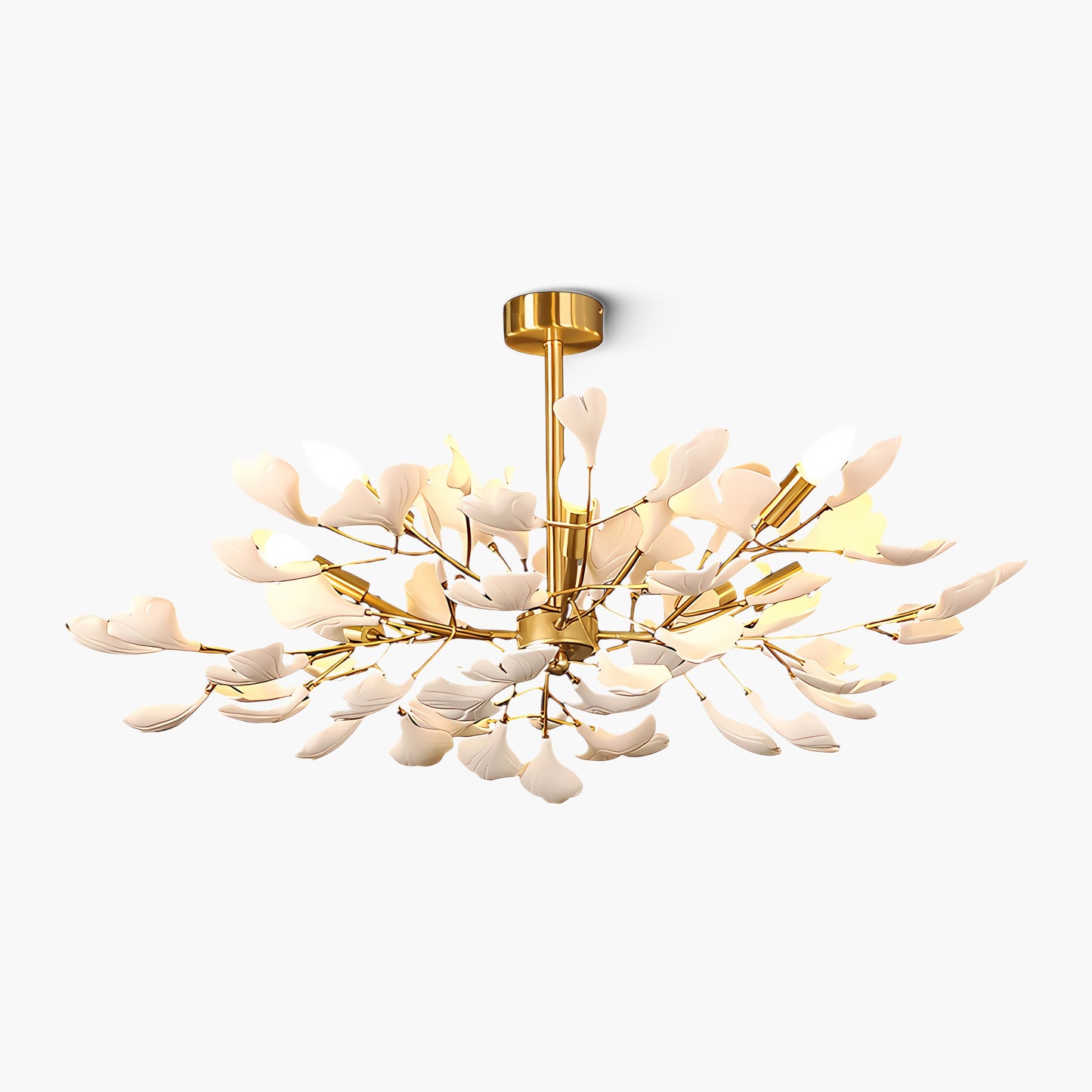 Gingko Modern Metal Chandelier J