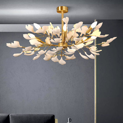 Gingko Modern Metal Chandelier J