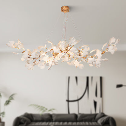 Gingko Eclectic Metal Chandelier K