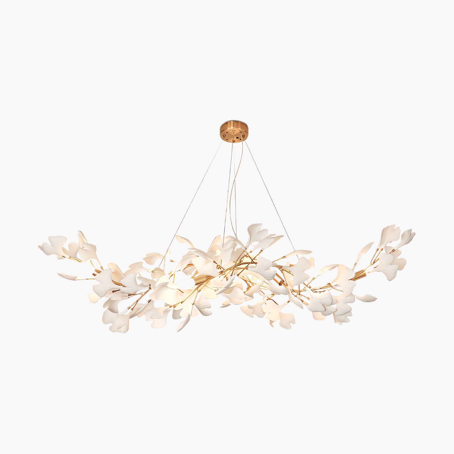 Gingko Eclectic Metal Chandelier K