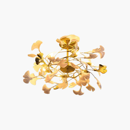 Gingko Modern Metal Chandelier L