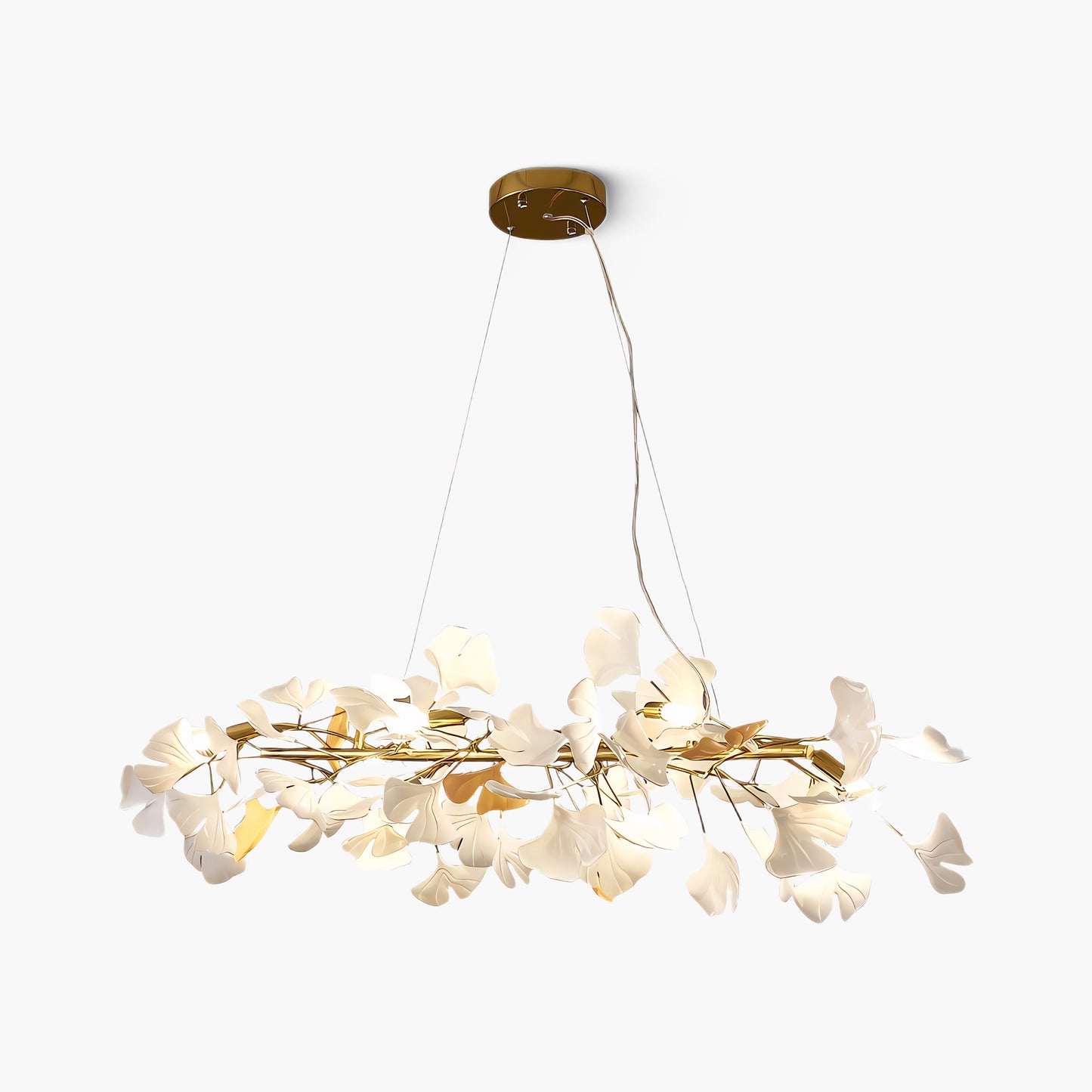 Gingko Eclectic Metal Chandelier M