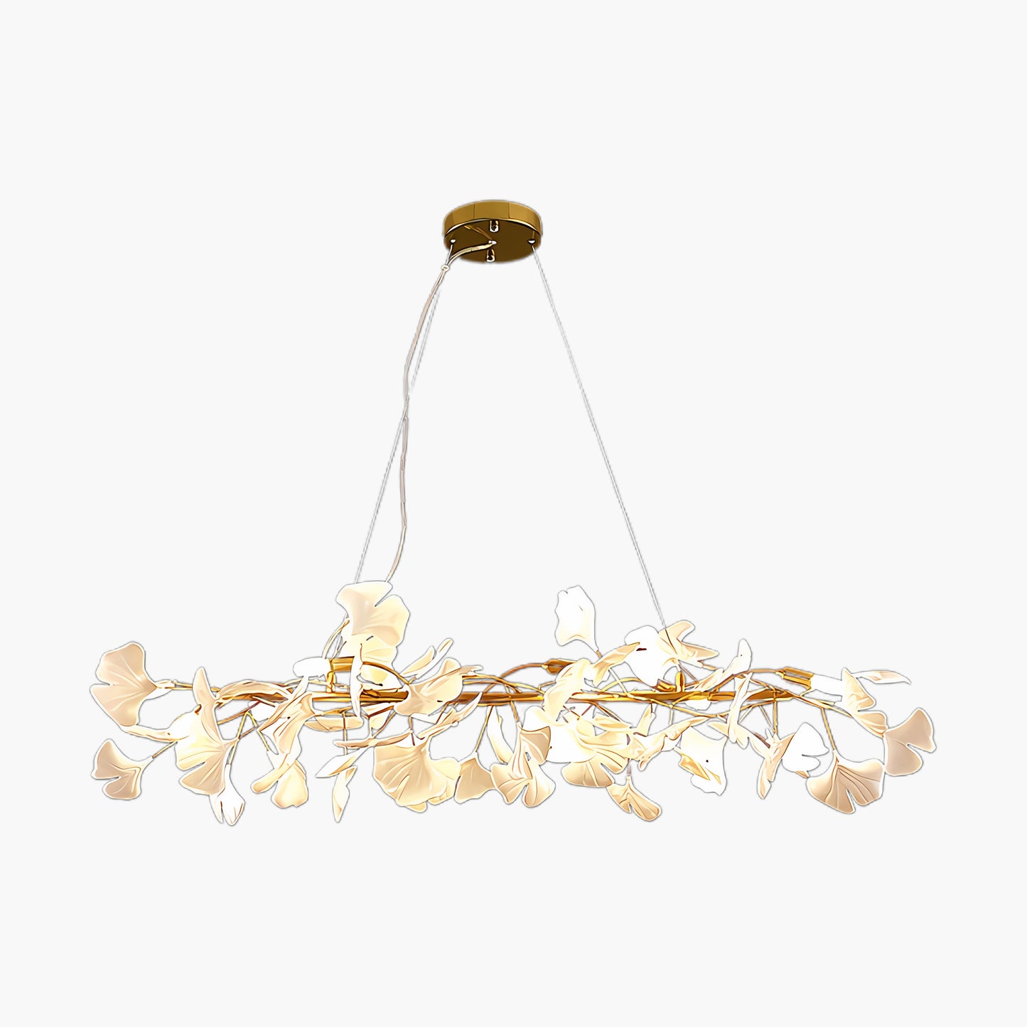 Gingko Eclectic Metal Chandelier M