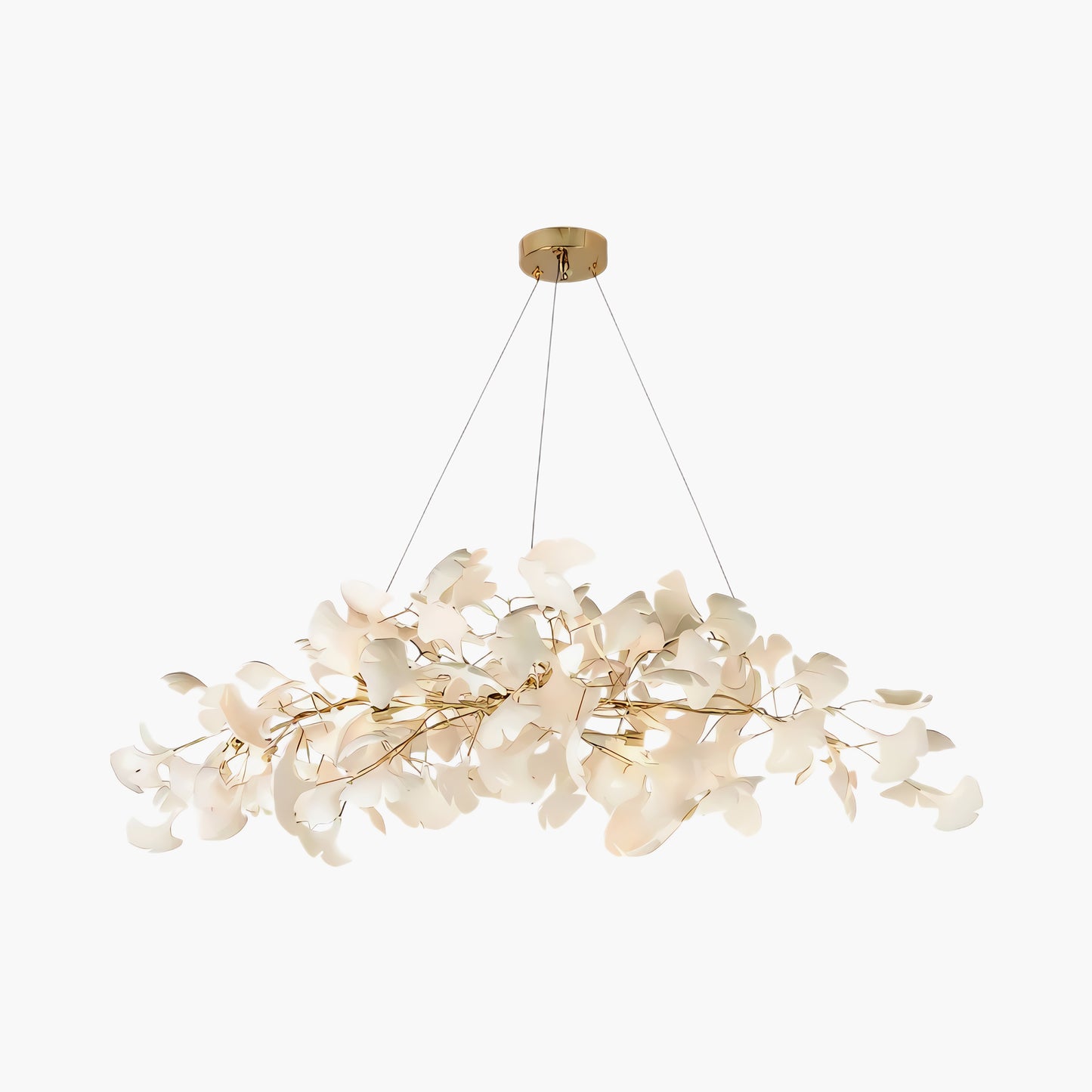 Gingko Eclectic Metal Chandelier N