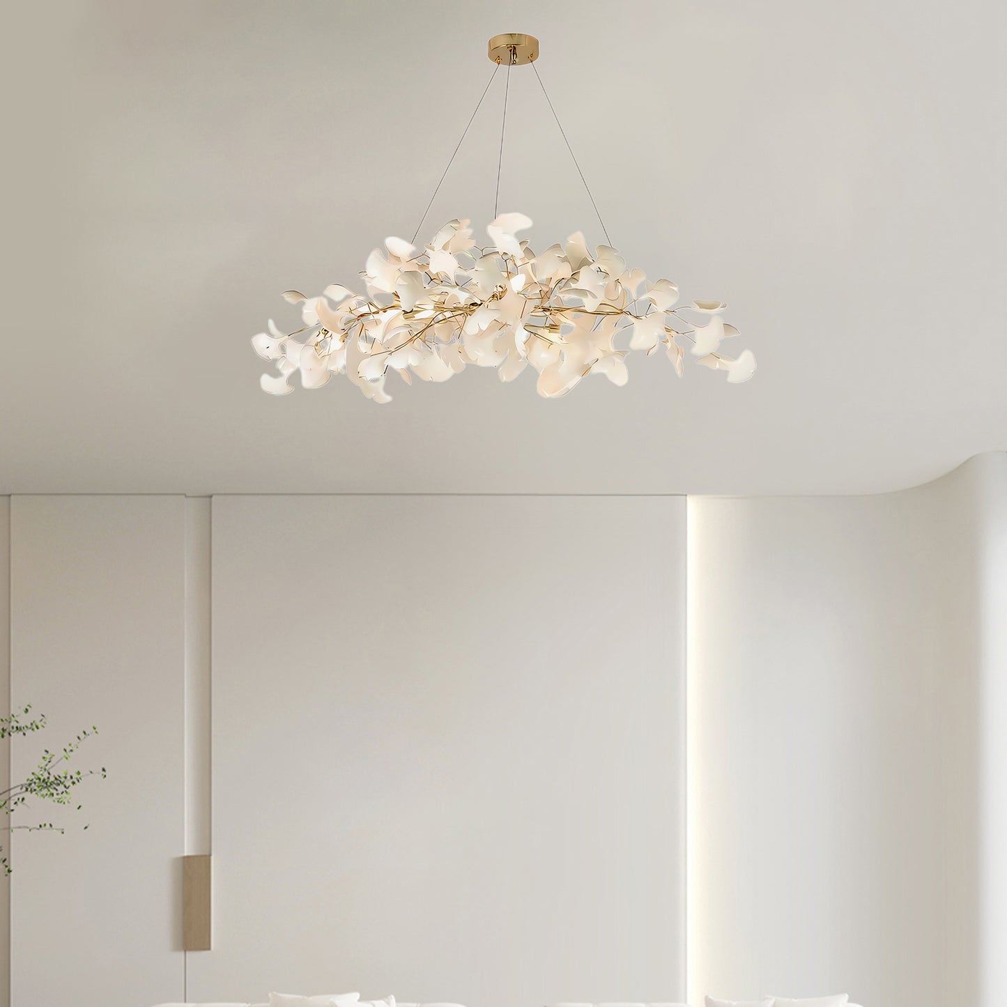 Gingko Eclectic Metal Chandelier N