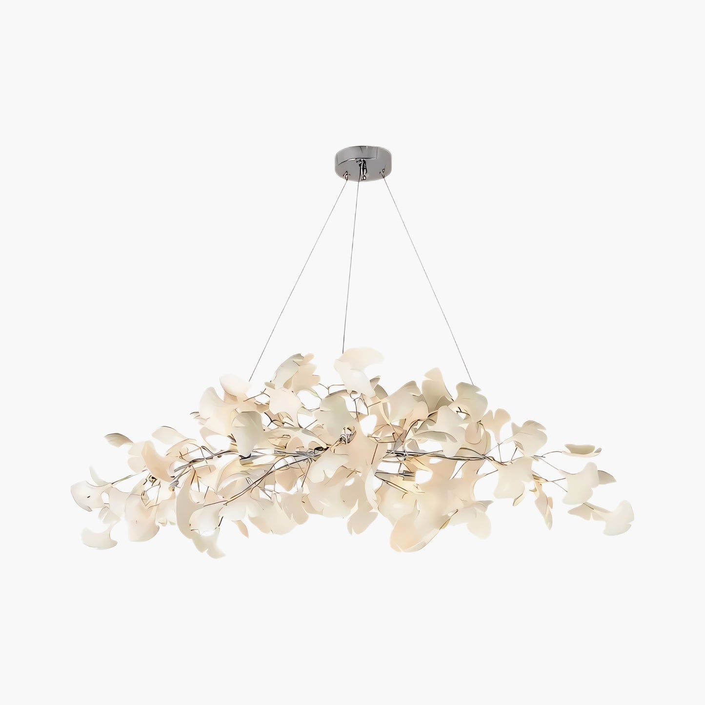 Gingko Eclectic Metal Chandelier N