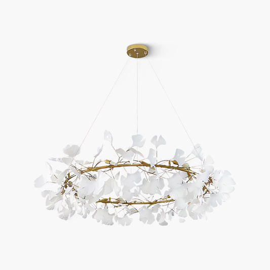 Gingko Eclectic Metal Chandelier O