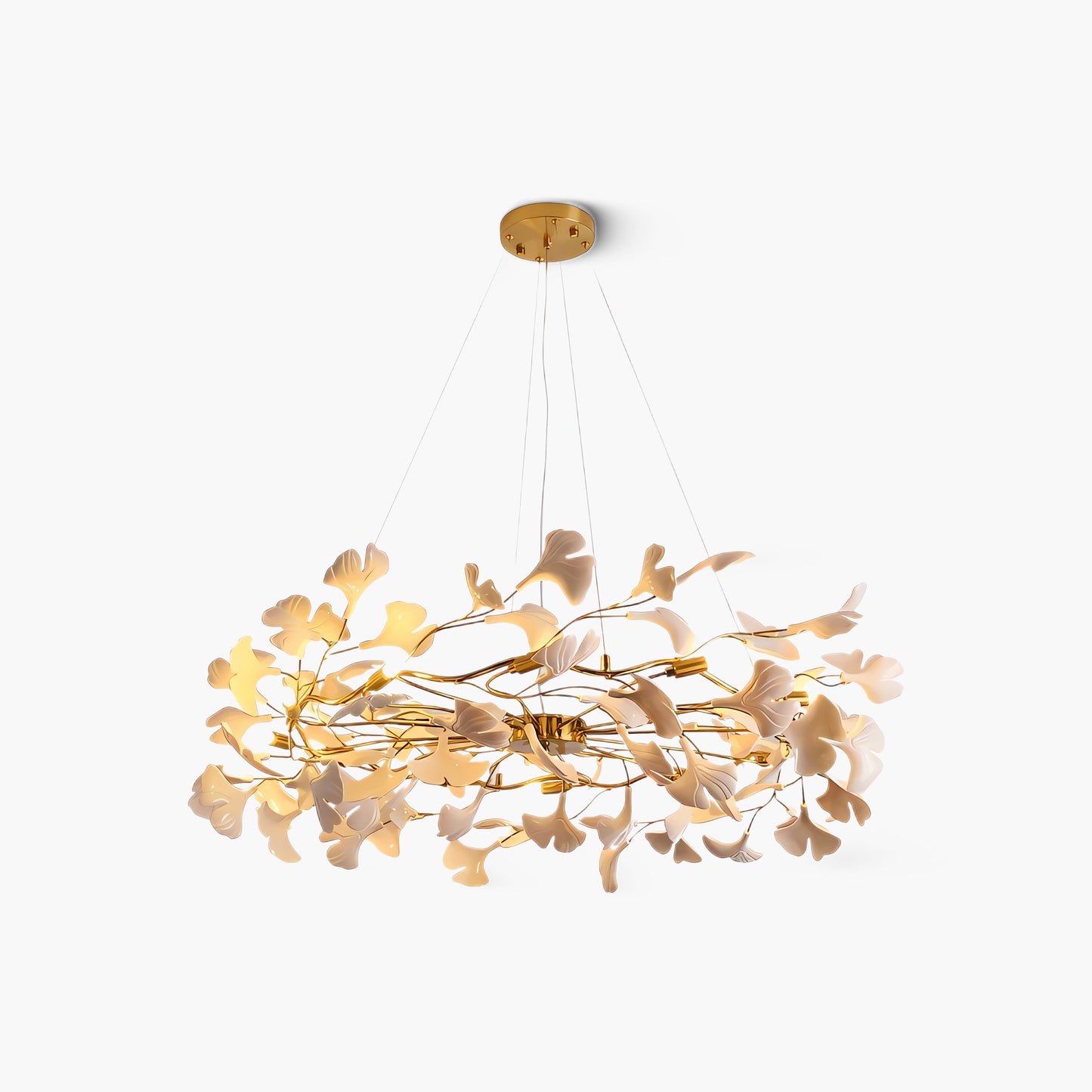 Gingko Traditional Metal Chandelier P