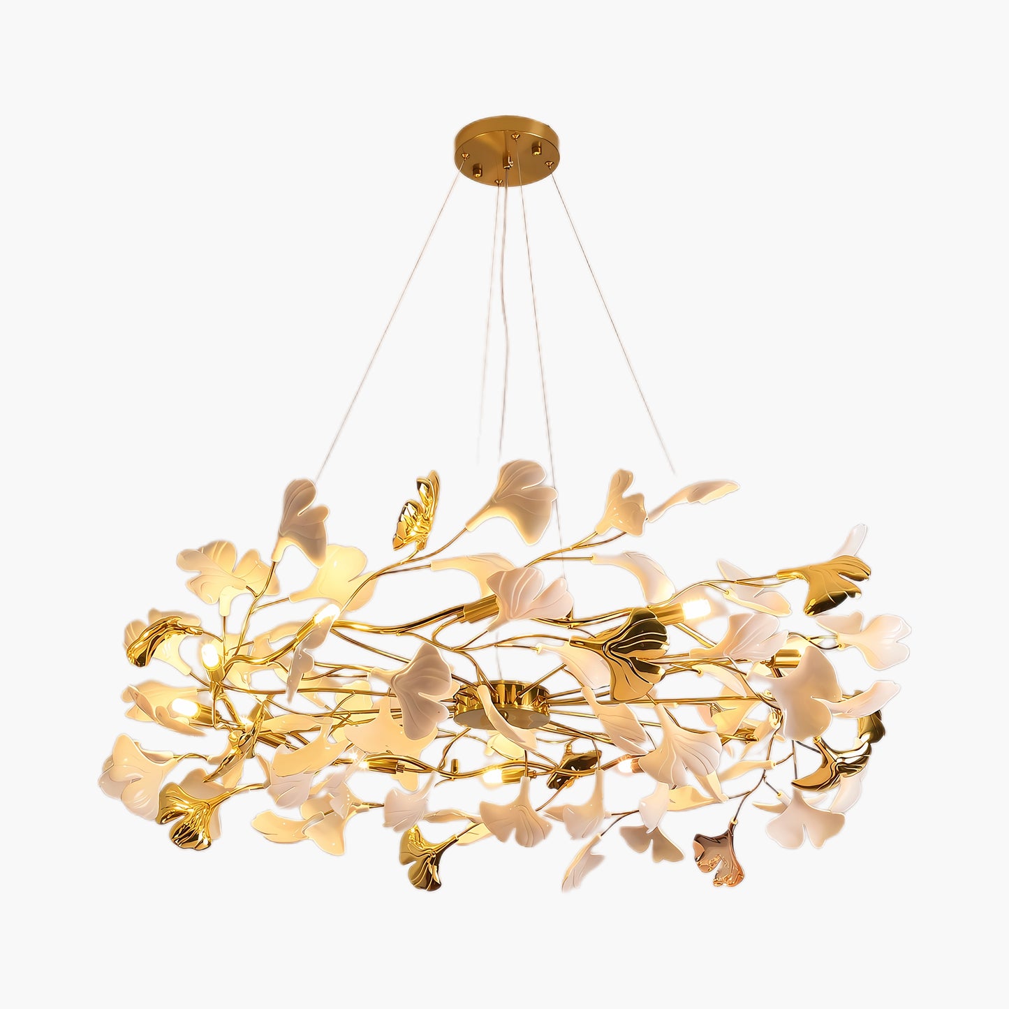 Gingko Traditional Metal Chandelier P