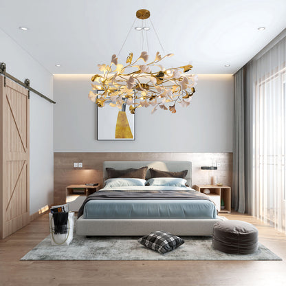 Gingko Traditional Metal Chandelier P