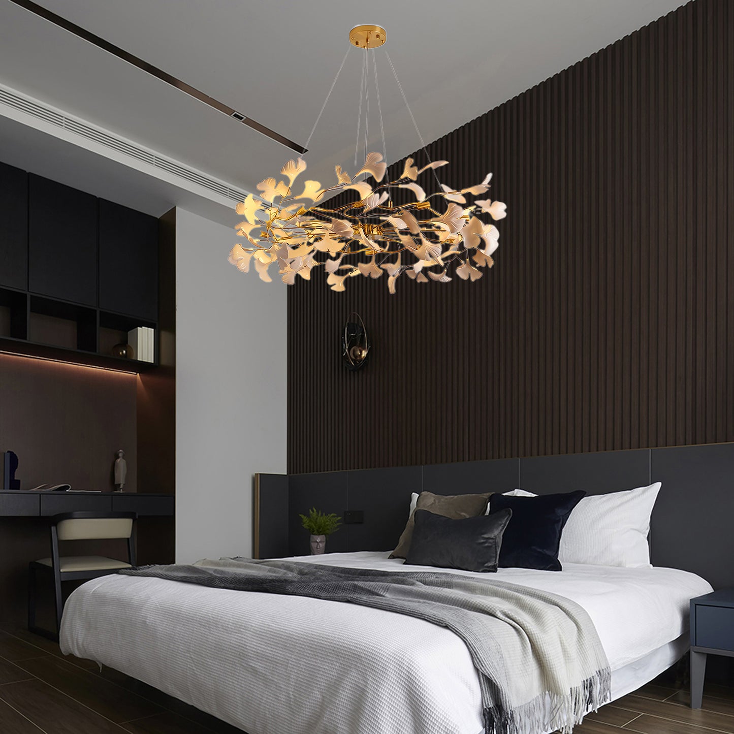 Gingko Traditional Metal Chandelier P