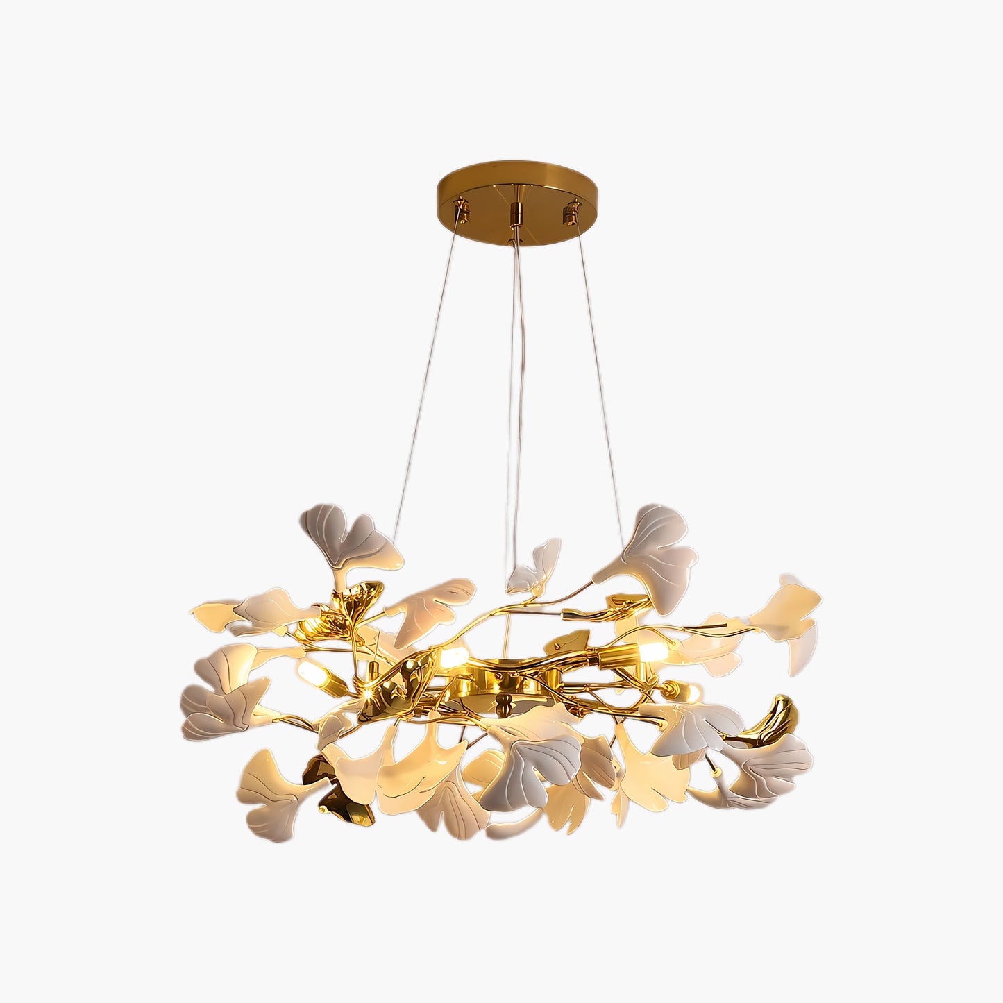 Gingko Traditional Metal Chandelier P