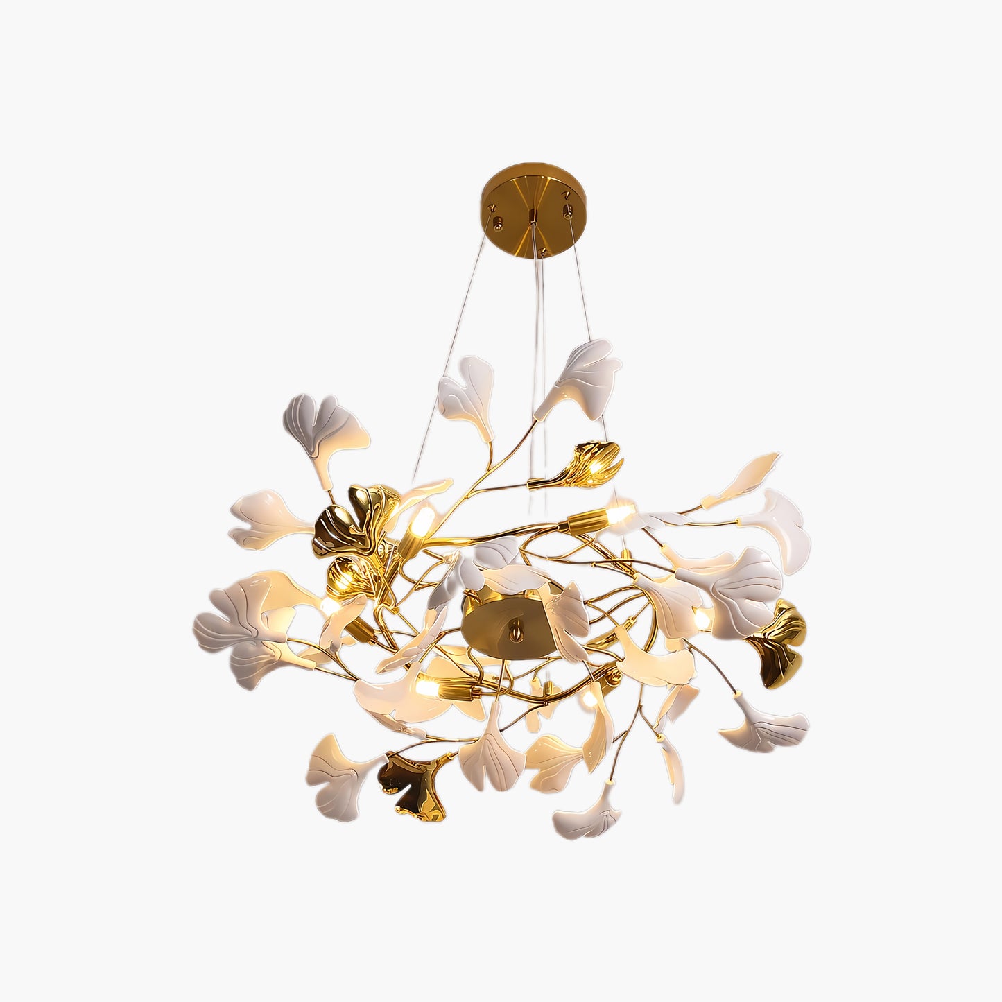 Gingko Traditional Metal Chandelier P