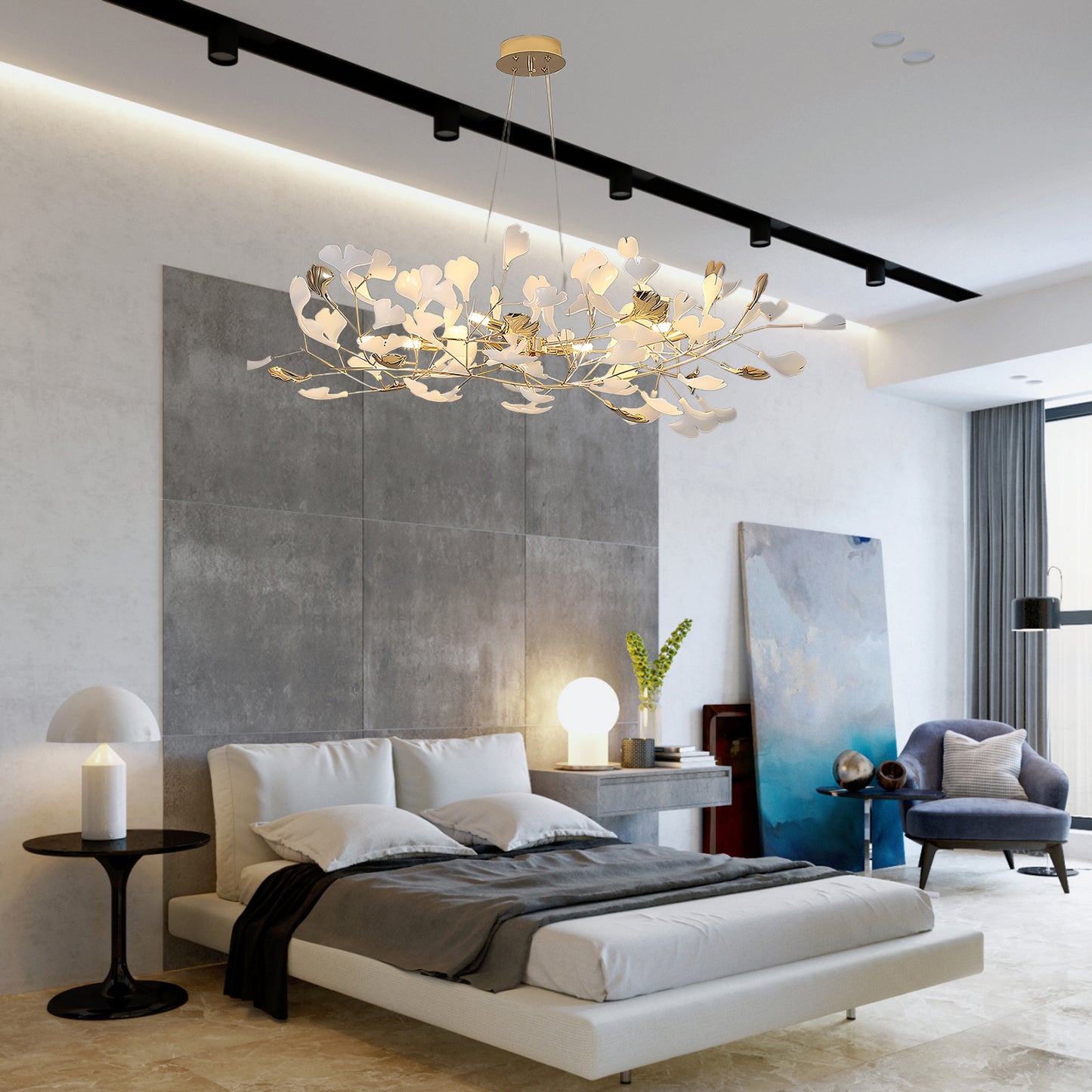 Gingko Modern Ceramic Chandelier R