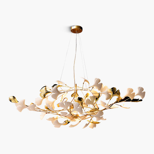 Gingko Eclectic Metal Chandelier S