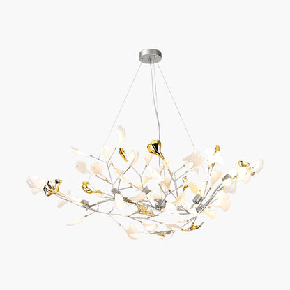 Gingko Eclectic Metal Chandelier S