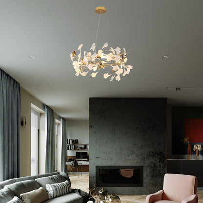 Gingko Modern Metal Chandelier T