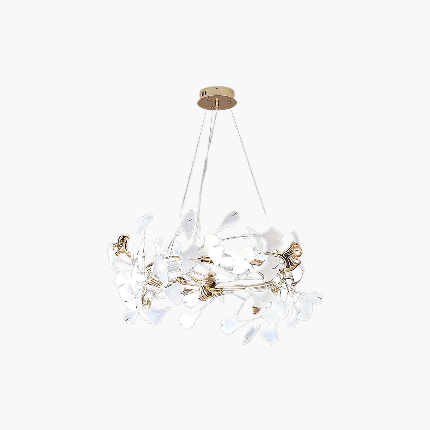 Gingko Modern Metal Chandelier T