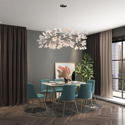 Gingko Eclectic Metal Chandelier U