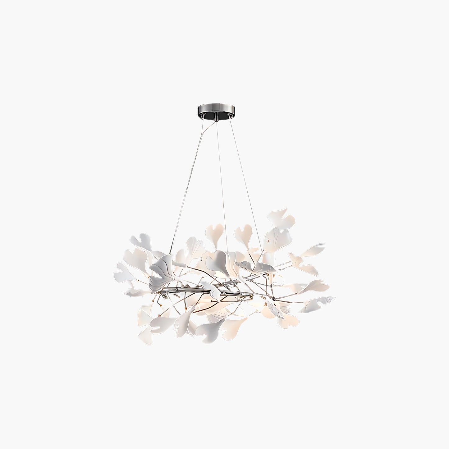 Gingko Eclectic Metal Chandelier U