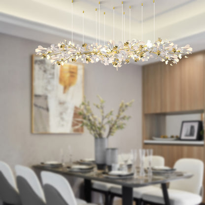 Gingko Eclectic Metal Chandelier Z