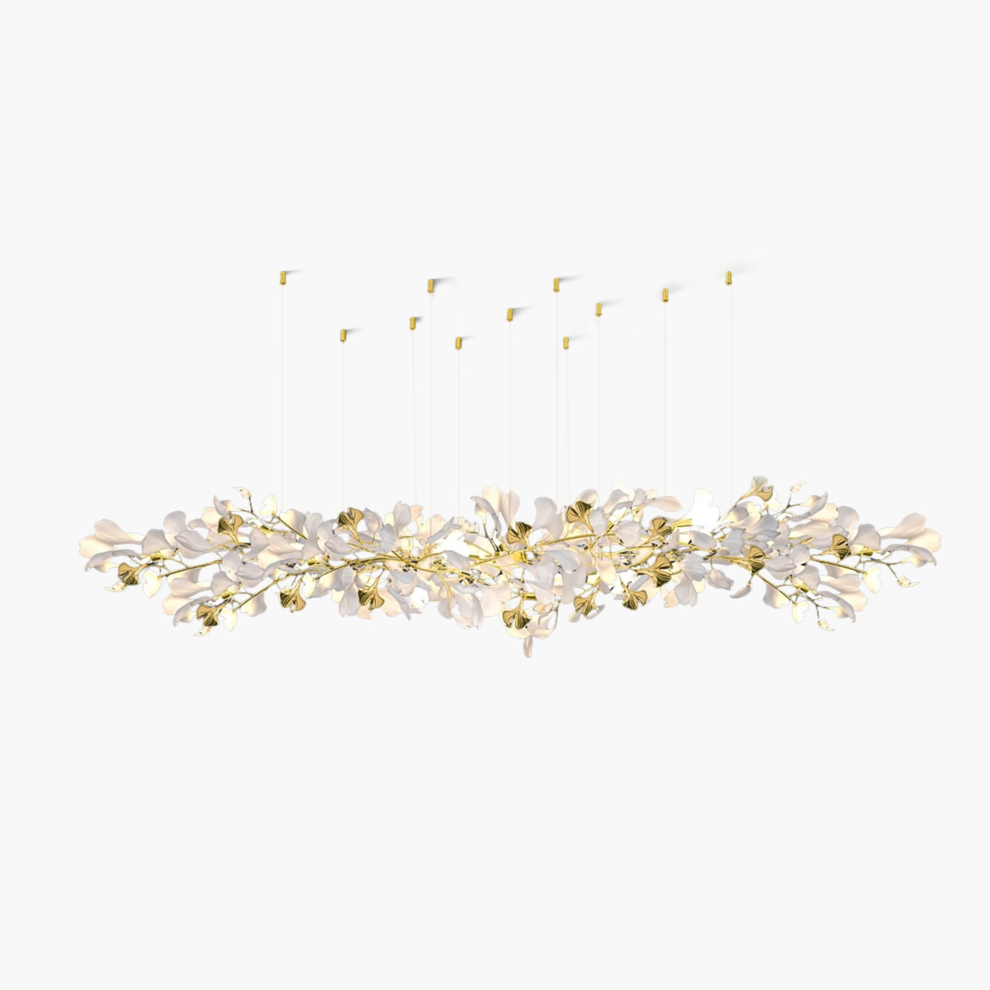 Gingko Eclectic Metal Chandelier Z