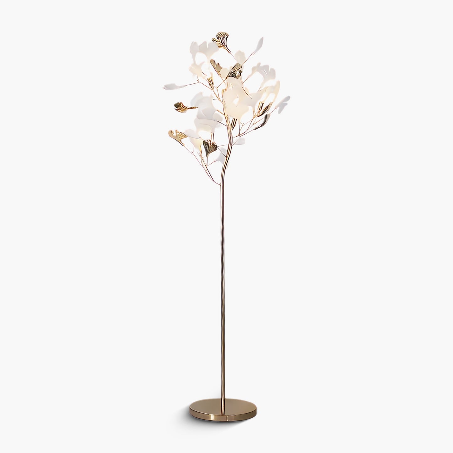 Gingko Leaf Classic Metal Floor Lamp