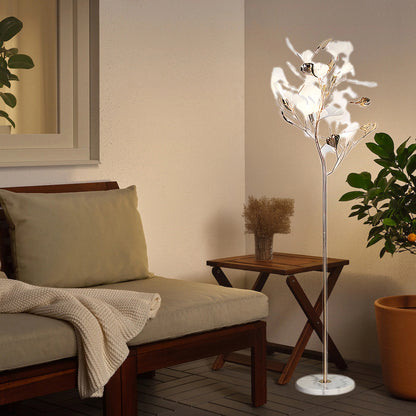 Gingko Leaf Classic Metal Floor Lamp