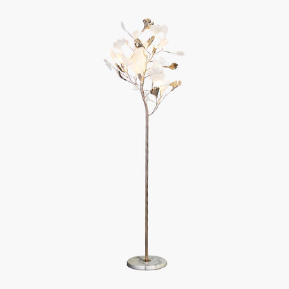 Gingko Leaf Classic Metal Floor Lamp