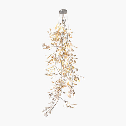 Gingko Long Branch Eclectic Metal Chandelier