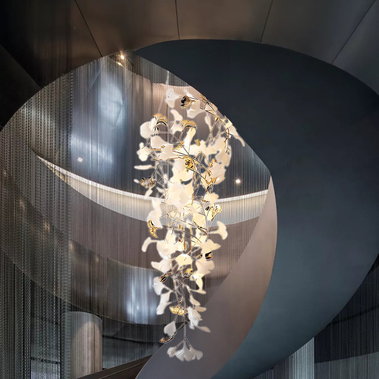 Gingko Ojo Eclectic Metal Chandelier