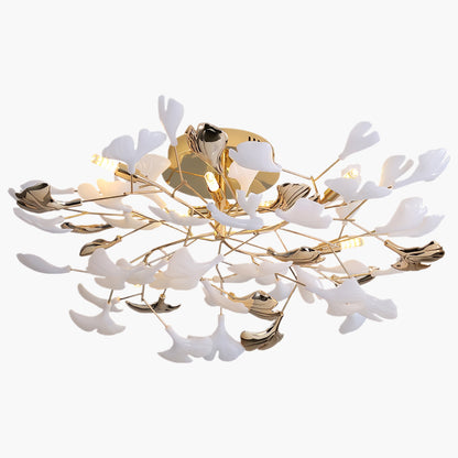 Gingko Rotating Minimalist Metal Ceiling Lamp