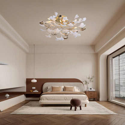 Gingko Rotating Minimalist Metal Ceiling Lamp