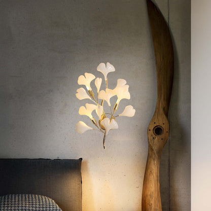 Gingko Eclectic Metal Wall Lamp